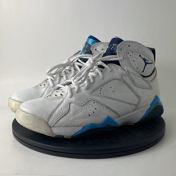 Nike Air Jordan 7 Retro French Blue/White 304775-107 Men’s Size 9.5 - Picture 1 of 12